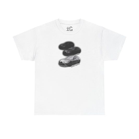 Vintage Car T-Shirt - BMW g80 M3 fade
